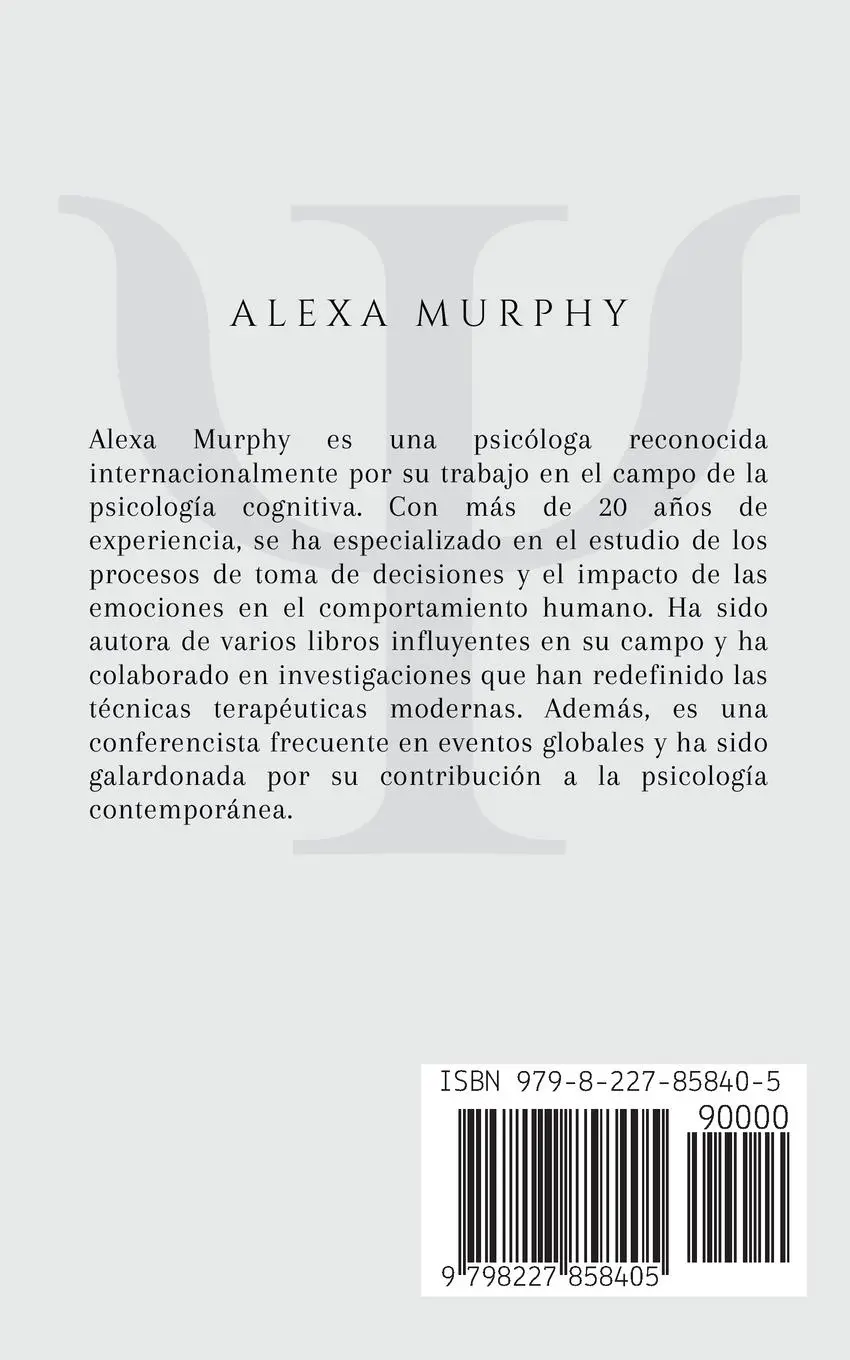 Rückseite: 9798227858405 | Psicología Positiva | Alexa Murphy | Taschenbuch | Psychology | 2024