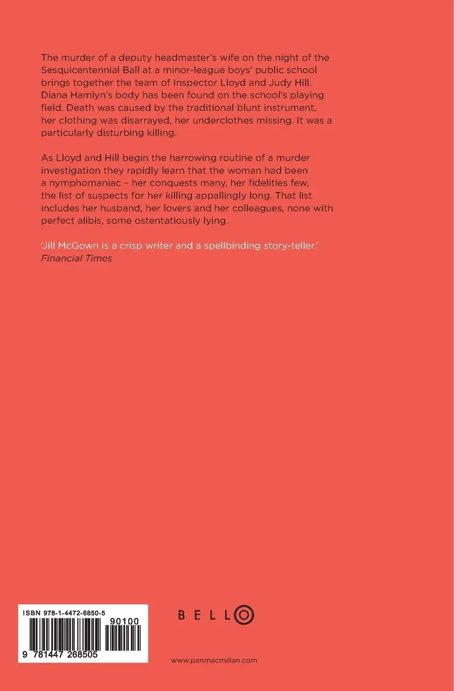 Rückseite: 9781447268505 | Death of a Dancer | Jill Mcgown | Taschenbuch | Englisch | 2014