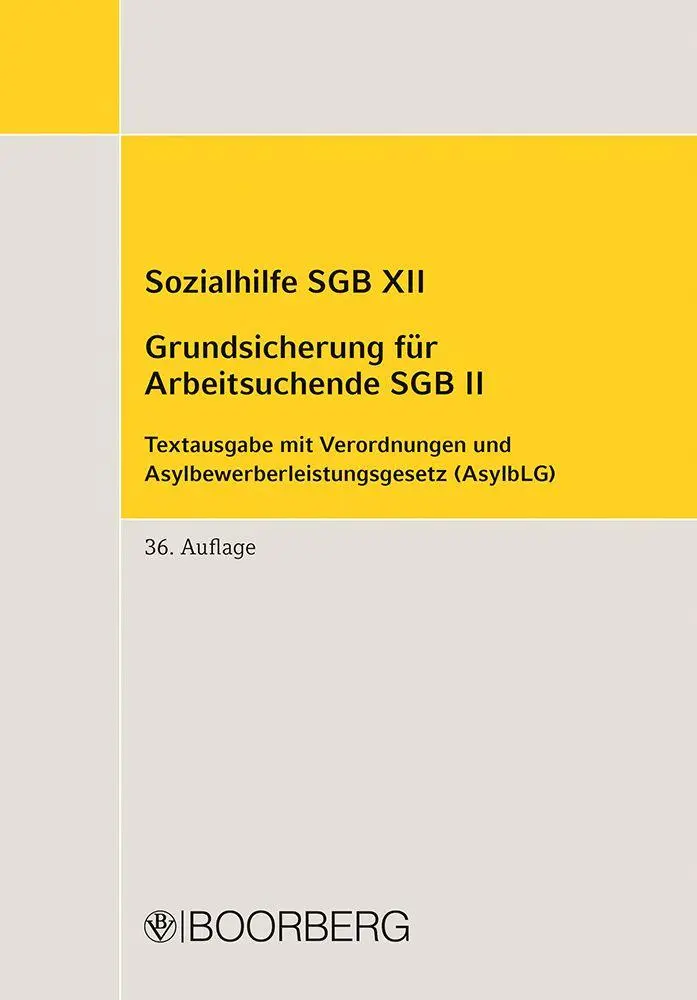 Cover: 9783415078505 | Sozialhilfe SGB XII - Grundsicherung für Arbeitsuchende SGB II | Buch