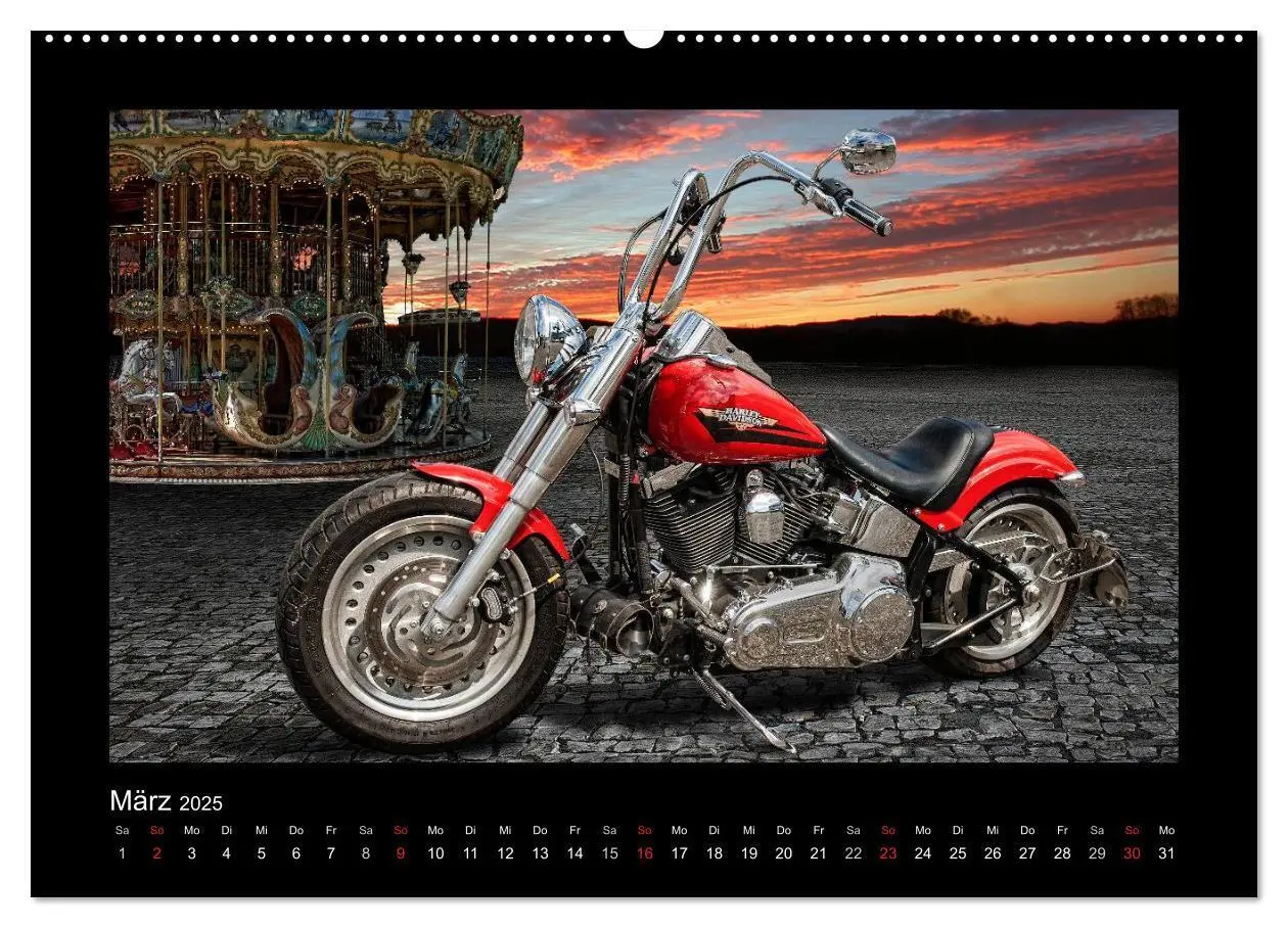 Bild: 9783435708505 | Motorrad-Träume - Chopper und Custombikes (Wandkalender 2025 DIN A2...