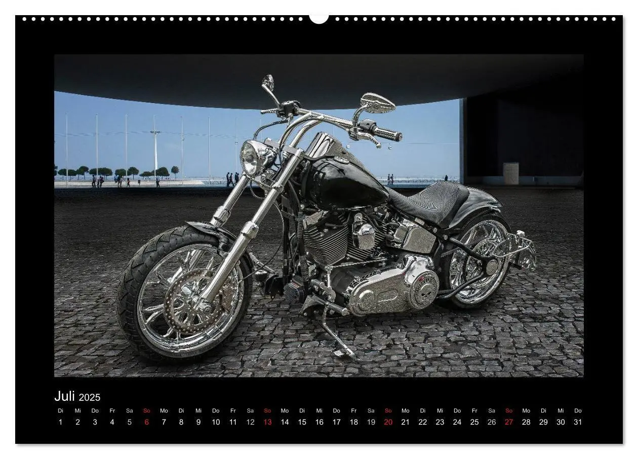Bild: 9783435708505 | Motorrad-Träume - Chopper und Custombikes (Wandkalender 2025 DIN A2...