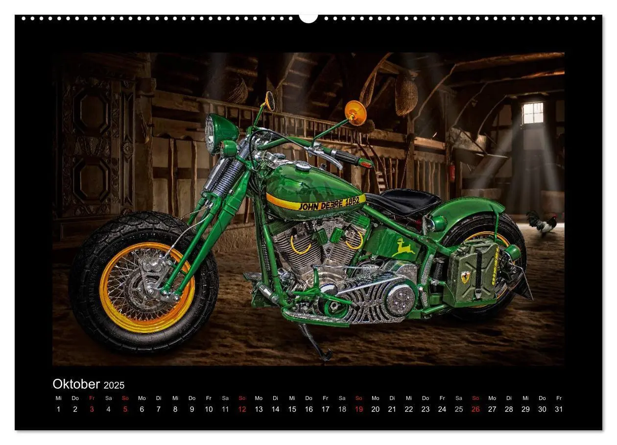 Bild: 9783435708505 | Motorrad-Träume - Chopper und Custombikes (Wandkalender 2025 DIN A2...