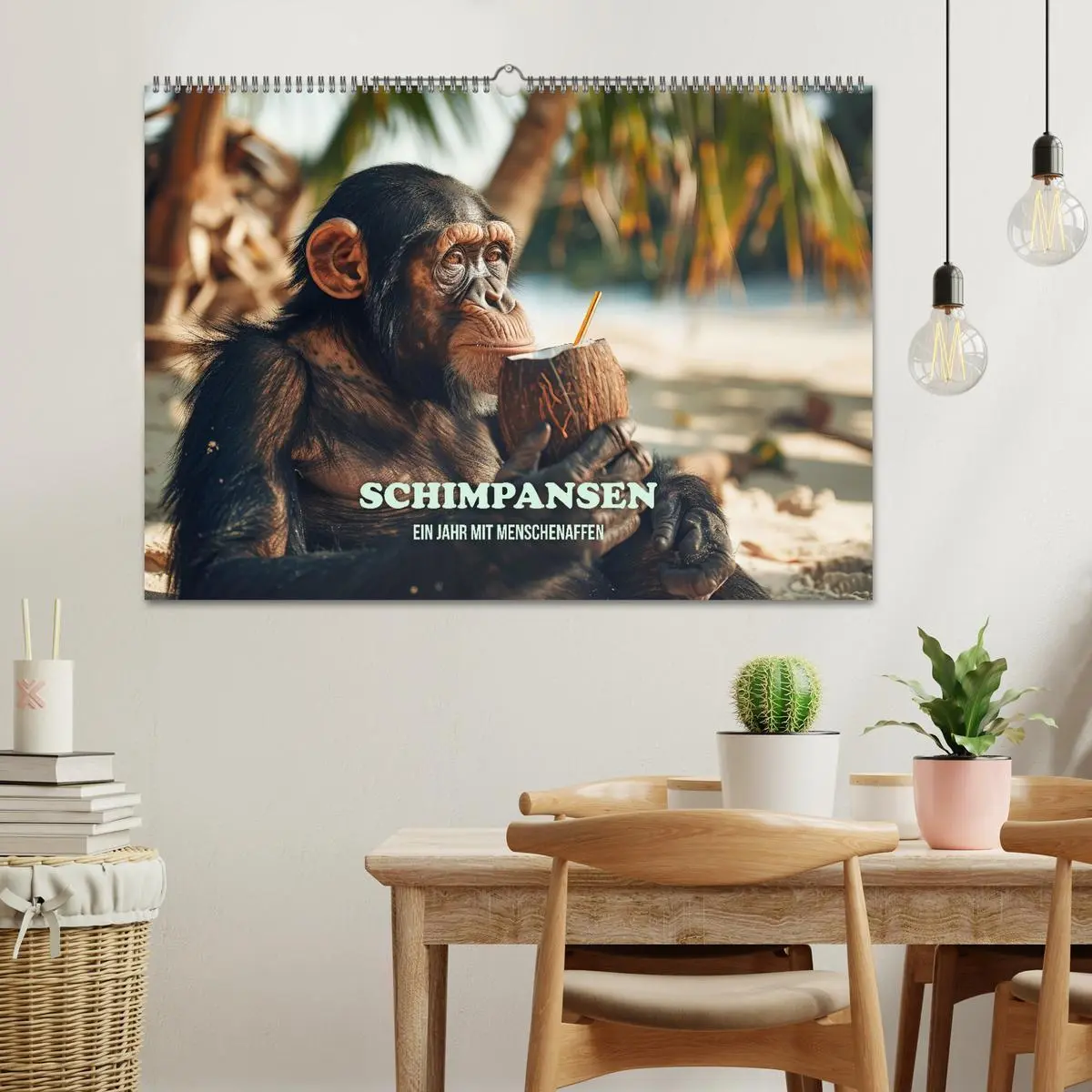 Bild: 9783457418505 | Schimpansen - Ein Jahr mit Menschenaffen. (Wandkalender 2026 DIN A2...