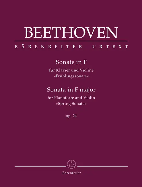 Cover: 9790006568505 | Sonate für Klavier und Violine op. 24 'Frühlings-Sonate' | Beethoven