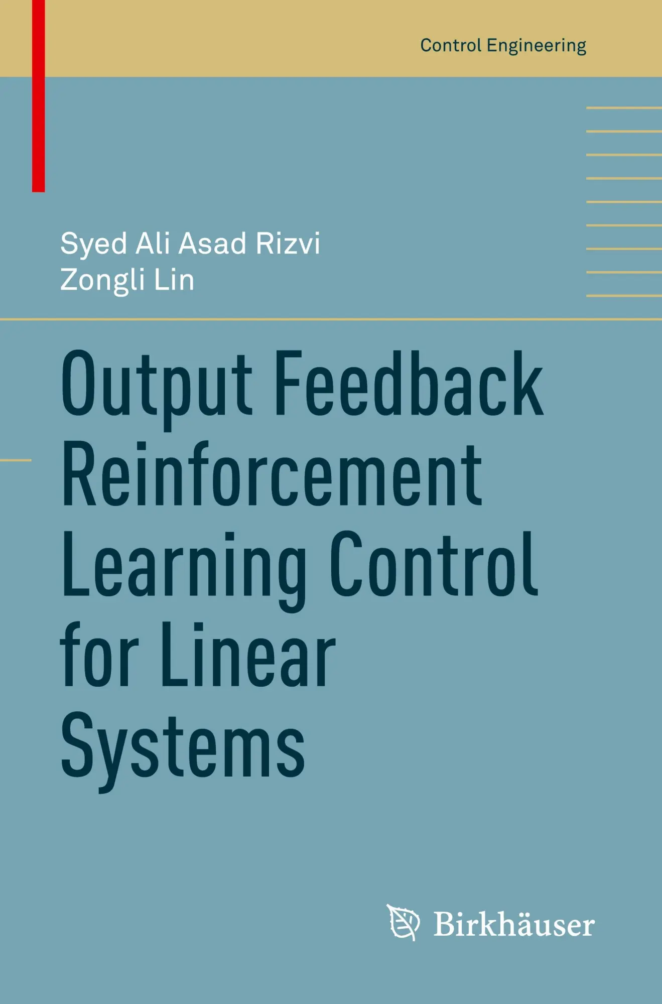 Cover: 9783031158605 | Output Feedback Reinforcement Learning Control for Linear Systems