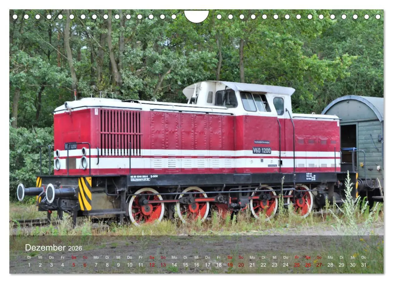 Bild: 9783457578605 | Diesel-Loks (Wandkalender 2026 DIN A4 quer), CALVENDO Monatskalender