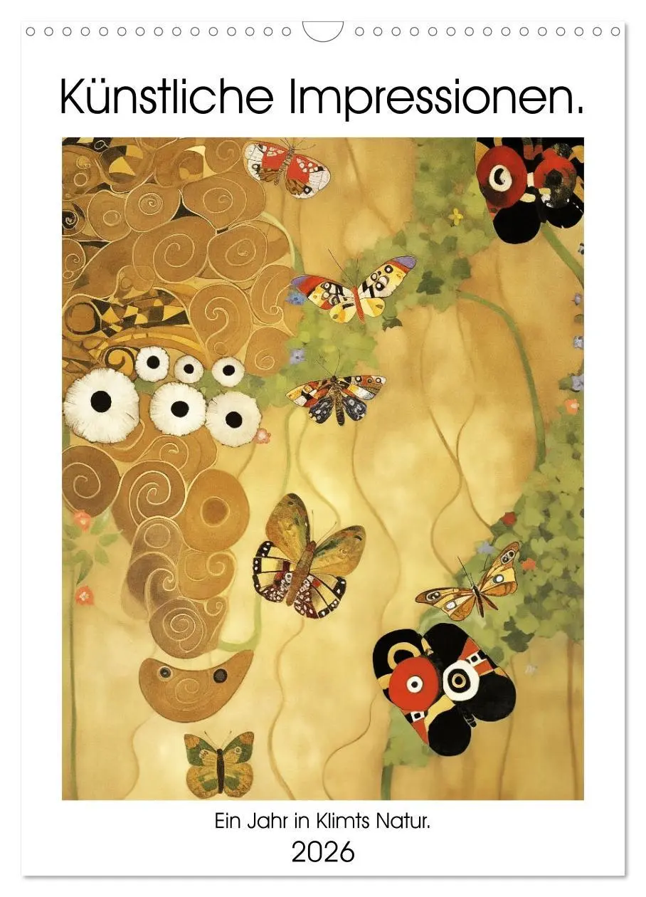 Cover: 9783516288605 | Künstliche Impressionen. Ein Jahr in Klimts Natur. (Wandkalender...