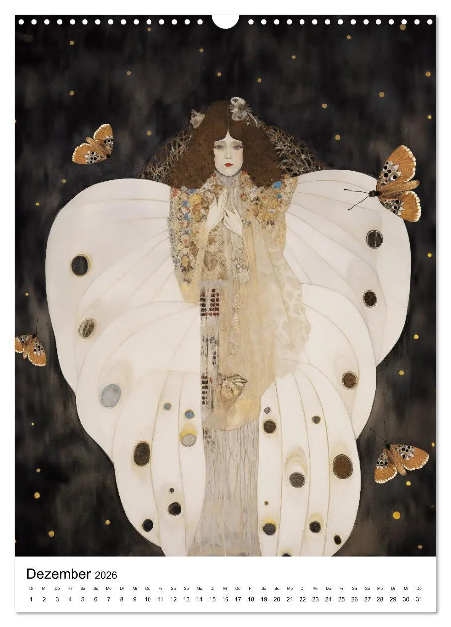 Bild: 9783516288605 | Künstliche Impressionen. Ein Jahr in Klimts Natur. (Wandkalender...