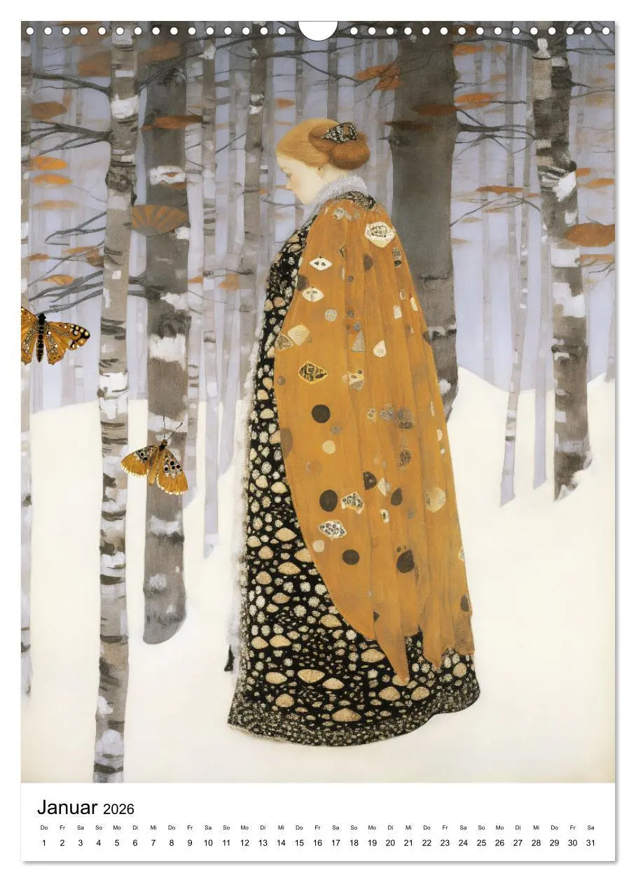 Bild: 9783516288605 | Künstliche Impressionen. Ein Jahr in Klimts Natur. (Wandkalender...