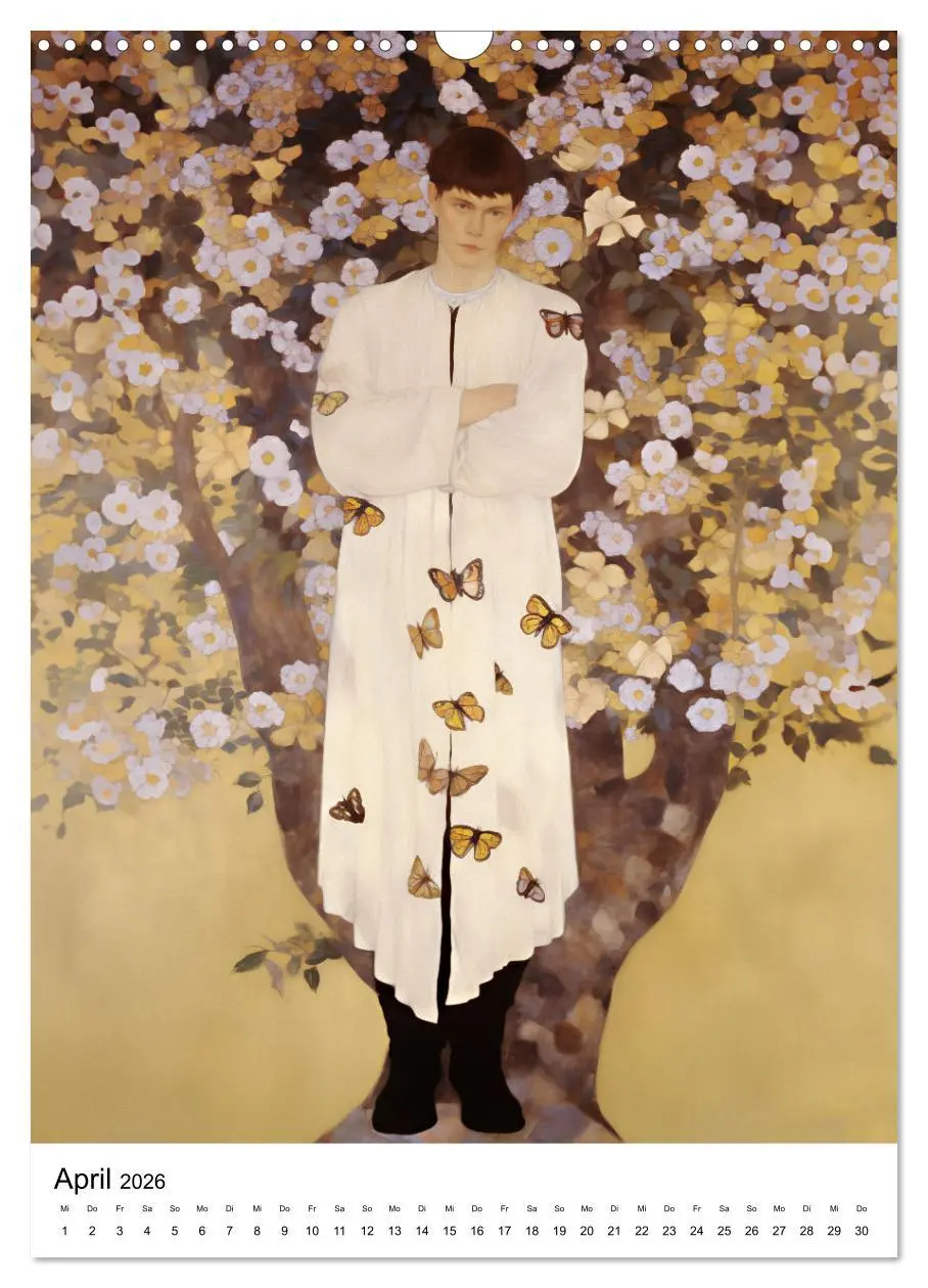 Bild: 9783516288605 | Künstliche Impressionen. Ein Jahr in Klimts Natur. (Wandkalender...