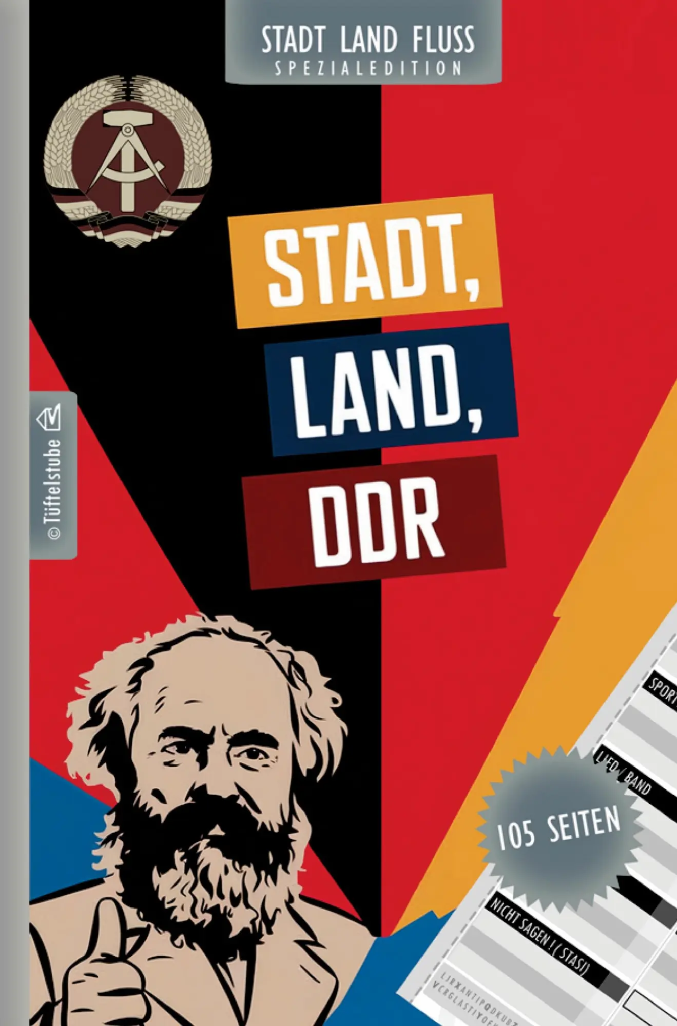 Cover: 9783693198605 | Stadt, Land, DDR - 105 Seiten - Stadt-Land-Fluss-Spezialedition für...