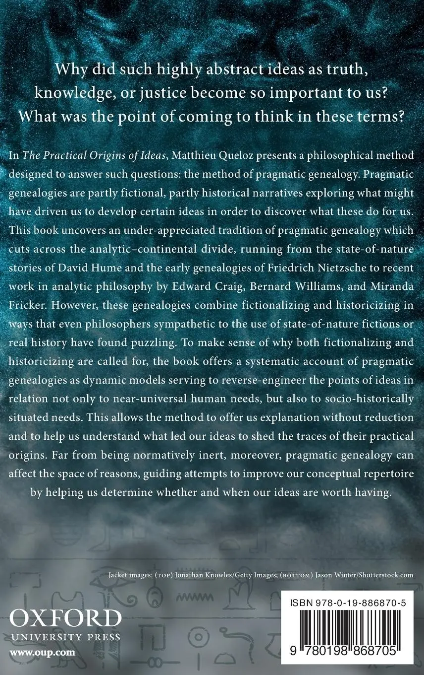 Rückseite: 9780198868705 | The Practical Origins of Ideas | Matthieu Queloz | Buch | Gebunden