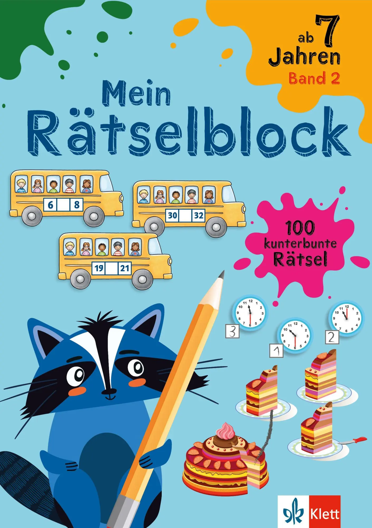 Cover: 9783129498705 | Klett Mein Rätselblock ab 7 Jahren Band 2 | 100 kunterbunte Rätsel