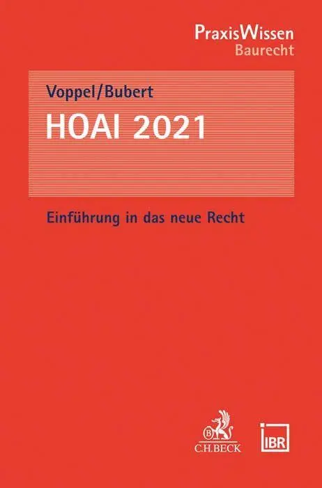 Cover: 9783406768705 | HOAI 2021 | Einführung in das neue Recht | Reinhard Voppel (u. a.)