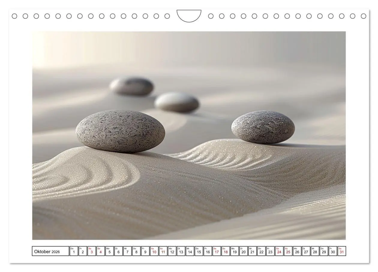 Bild: 9783457328705 | Augenmeditation im Zen Garten (Wandkalender 2026 DIN A4 quer),...