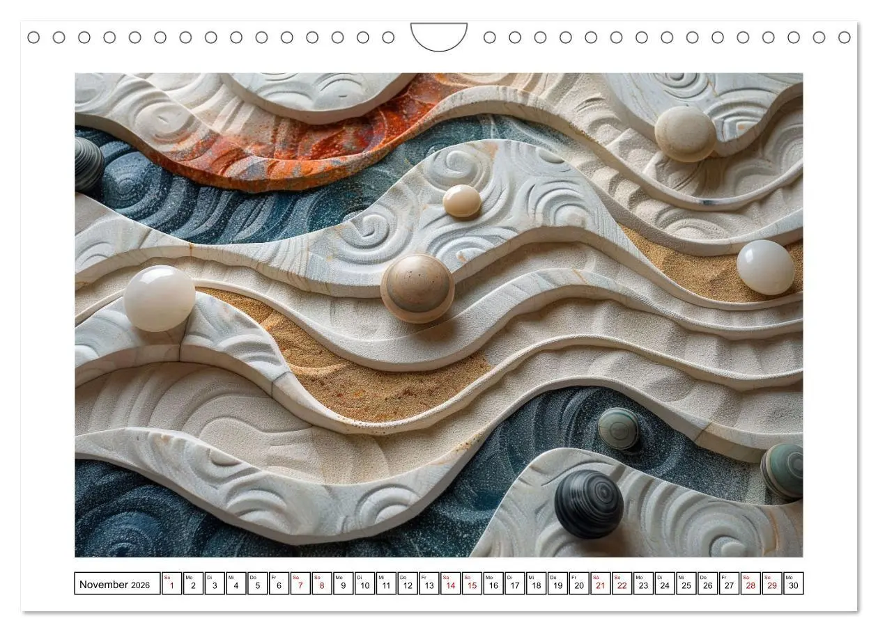 Bild: 9783457328705 | Augenmeditation im Zen Garten (Wandkalender 2026 DIN A4 quer),...