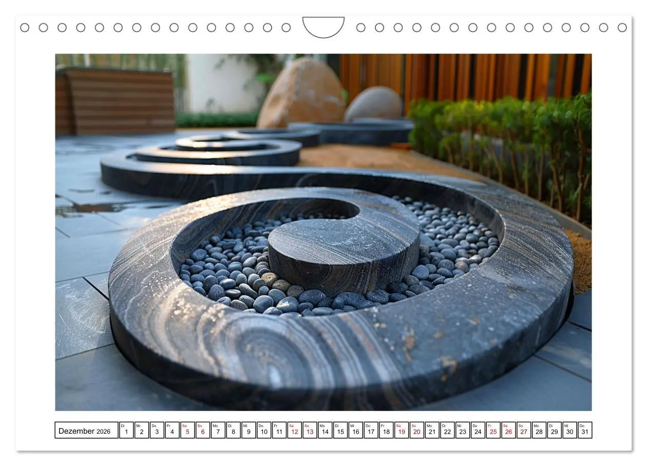 Bild: 9783457328705 | Augenmeditation im Zen Garten (Wandkalender 2026 DIN A4 quer),...