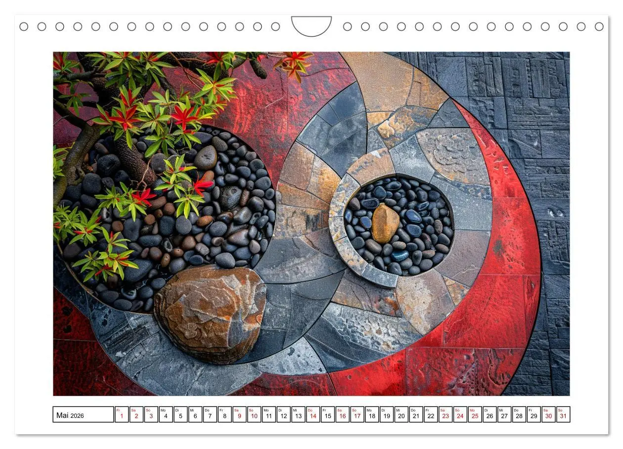 Bild: 9783457328705 | Augenmeditation im Zen Garten (Wandkalender 2026 DIN A4 quer),...