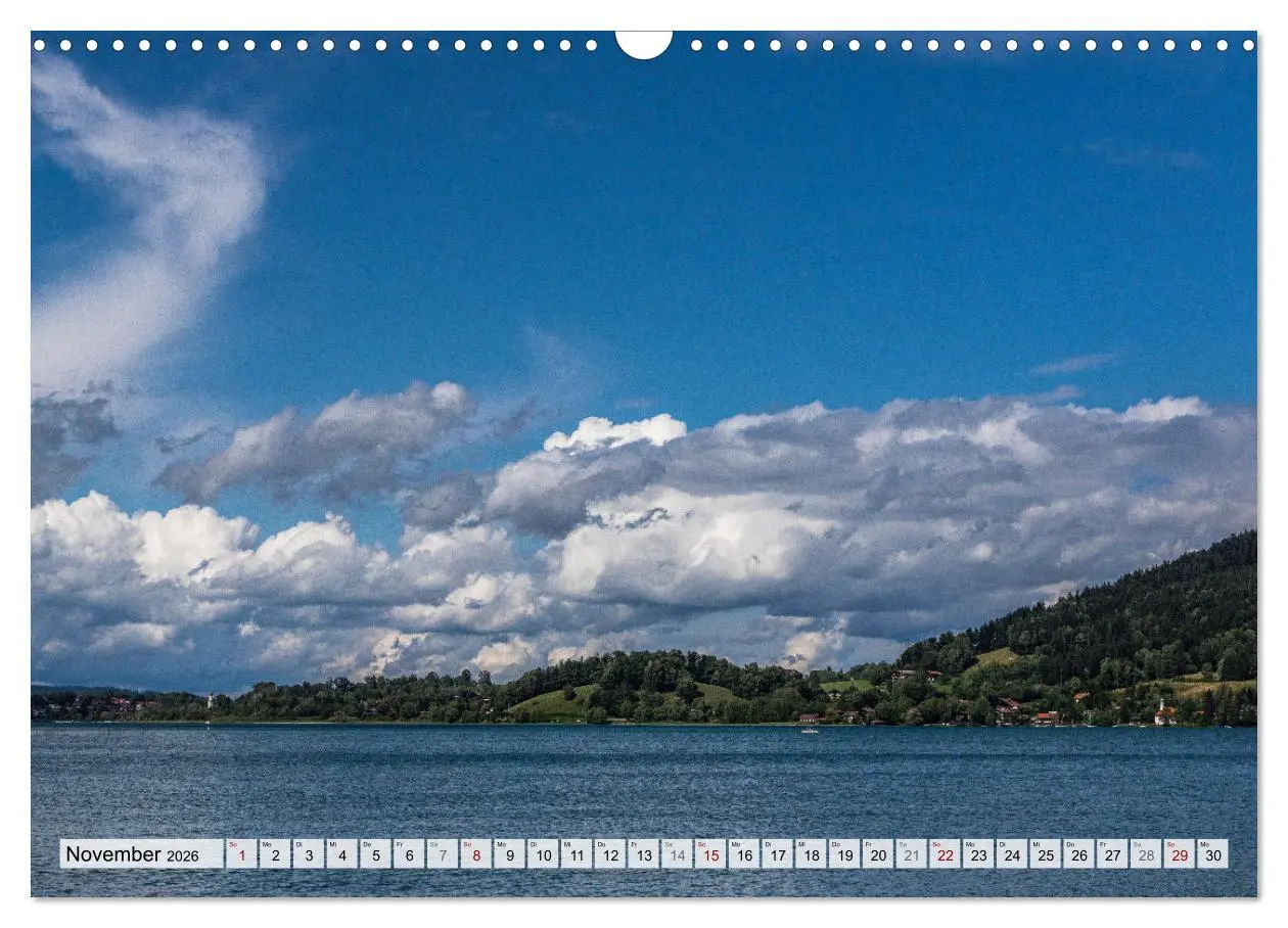 Bild: 9783457498705 | Magischer Tegernsee (Wandkalender 2026 DIN A3 quer), CALVENDO...