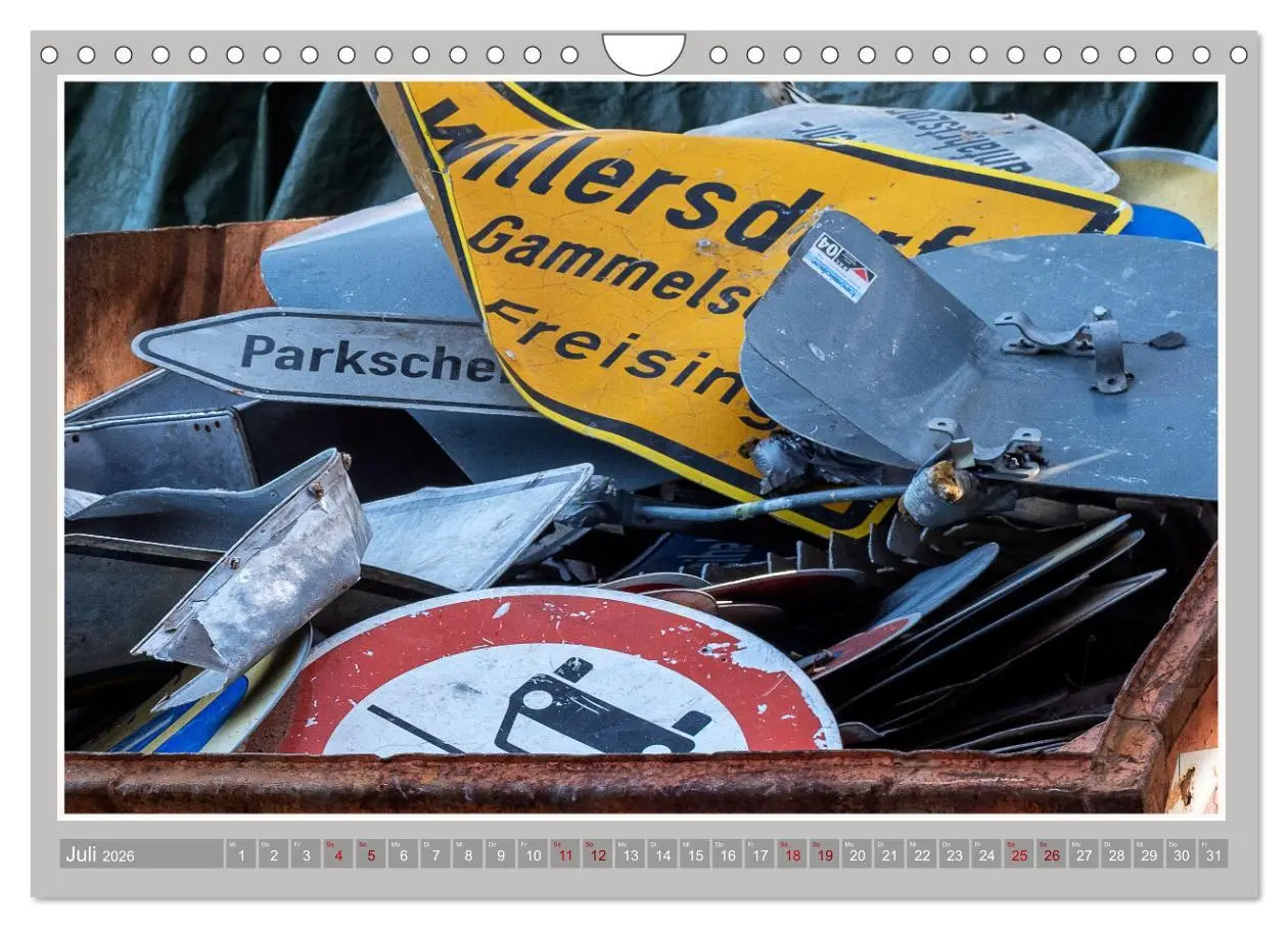 Bild: 9783457638705 | Ausrangiert Besuch auf dem Schrottplatz (Wandkalender 2026 DIN A4...