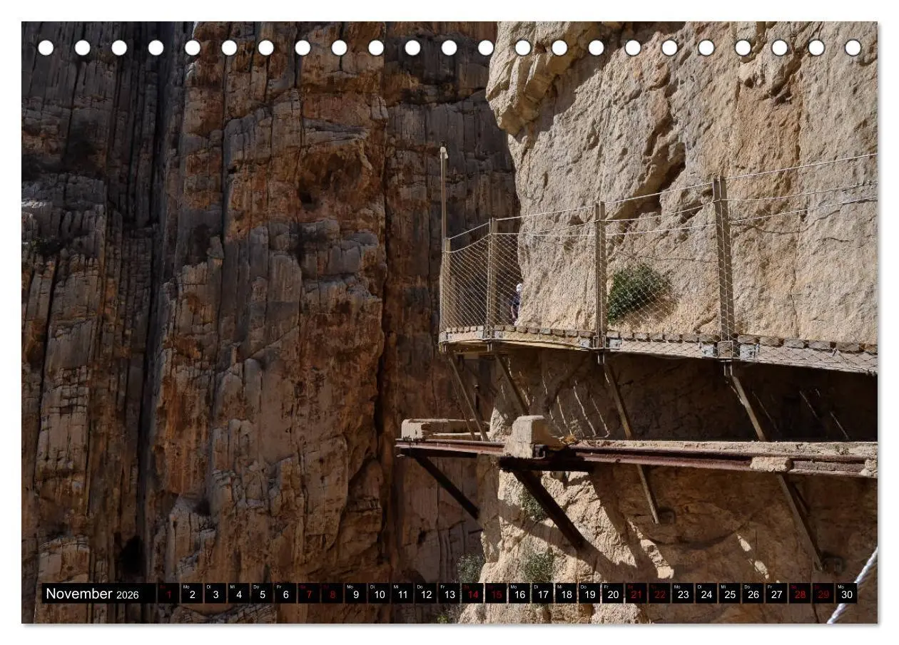 Bild: 9783457878705 | El Caminito del Rey (Tischkalender 2026 DIN A5 quer), CALVENDO...