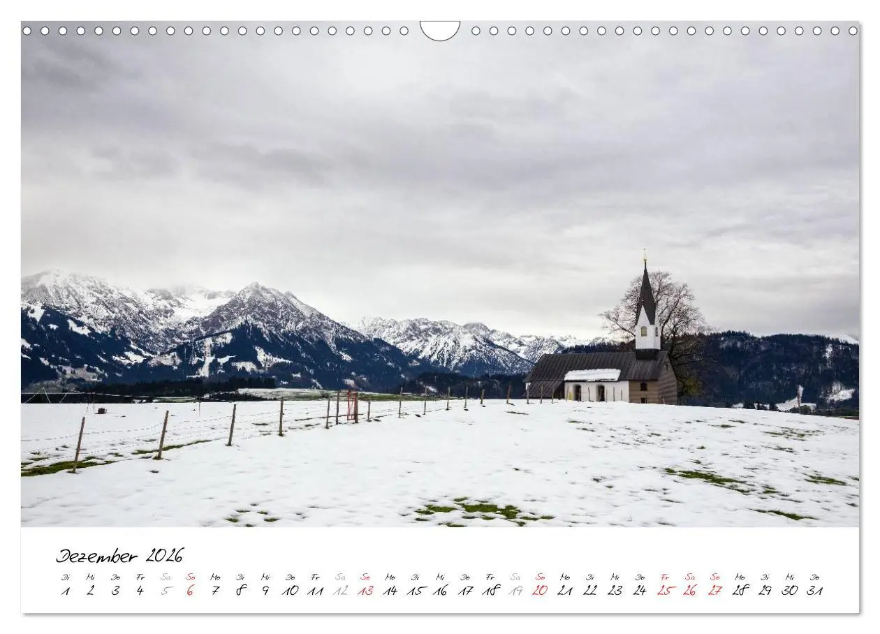 Bild: 9783516038705 | Erlebnis Oberallgäu (Wandkalender 2026 DIN A3 quer), CALVENDO...