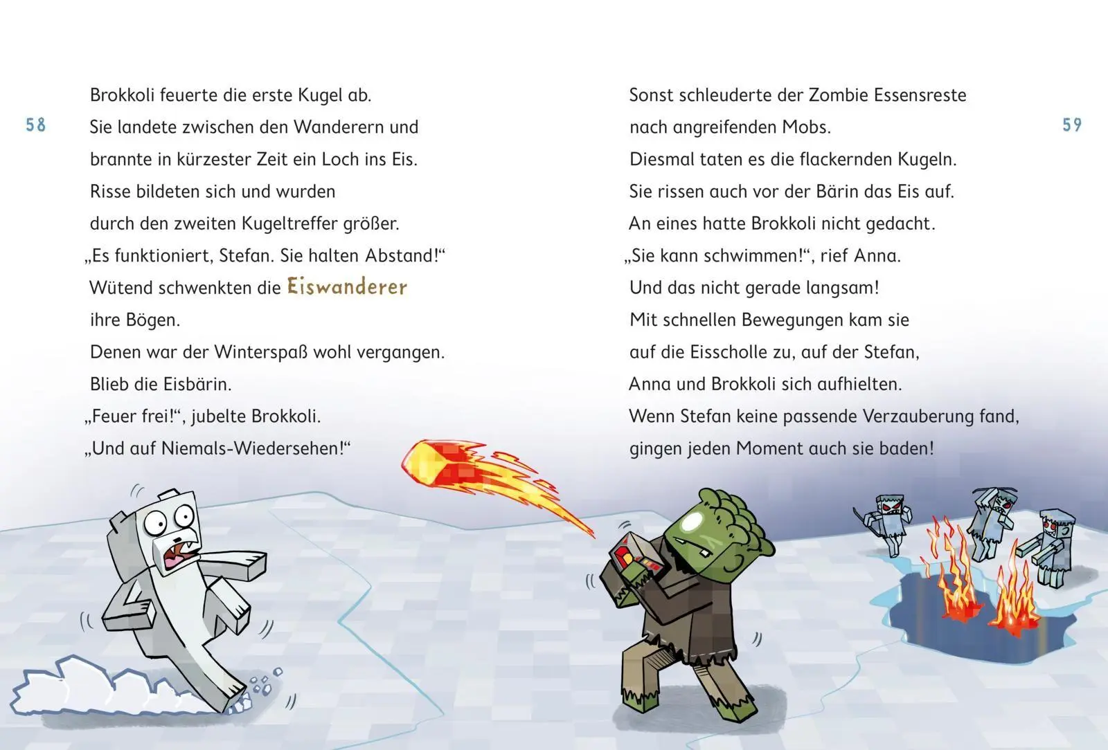 Bild: 9783551068705 | Minecraft 10: Eiswanderer - bis die Zapfen schmelzen! | Heiko Wolz