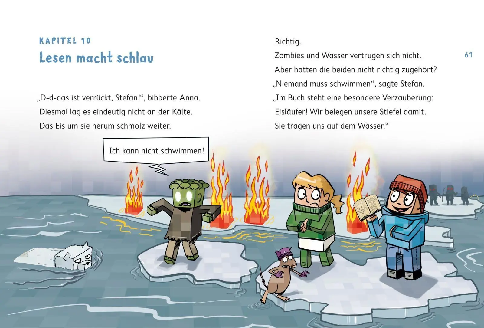 Bild: 9783551068705 | Minecraft 10: Eiswanderer - bis die Zapfen schmelzen! | Heiko Wolz