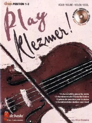 Cover: 9789043118705 | Play Klezmer! | 12 characteristic pieces for violin | Eric J. Hovi