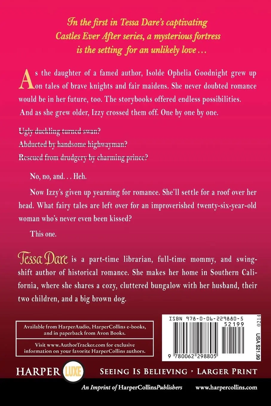 Rückseite: 9780062298805 | Romancing the Duke LP | Tessa Dare | Taschenbuch | Englisch | 2020