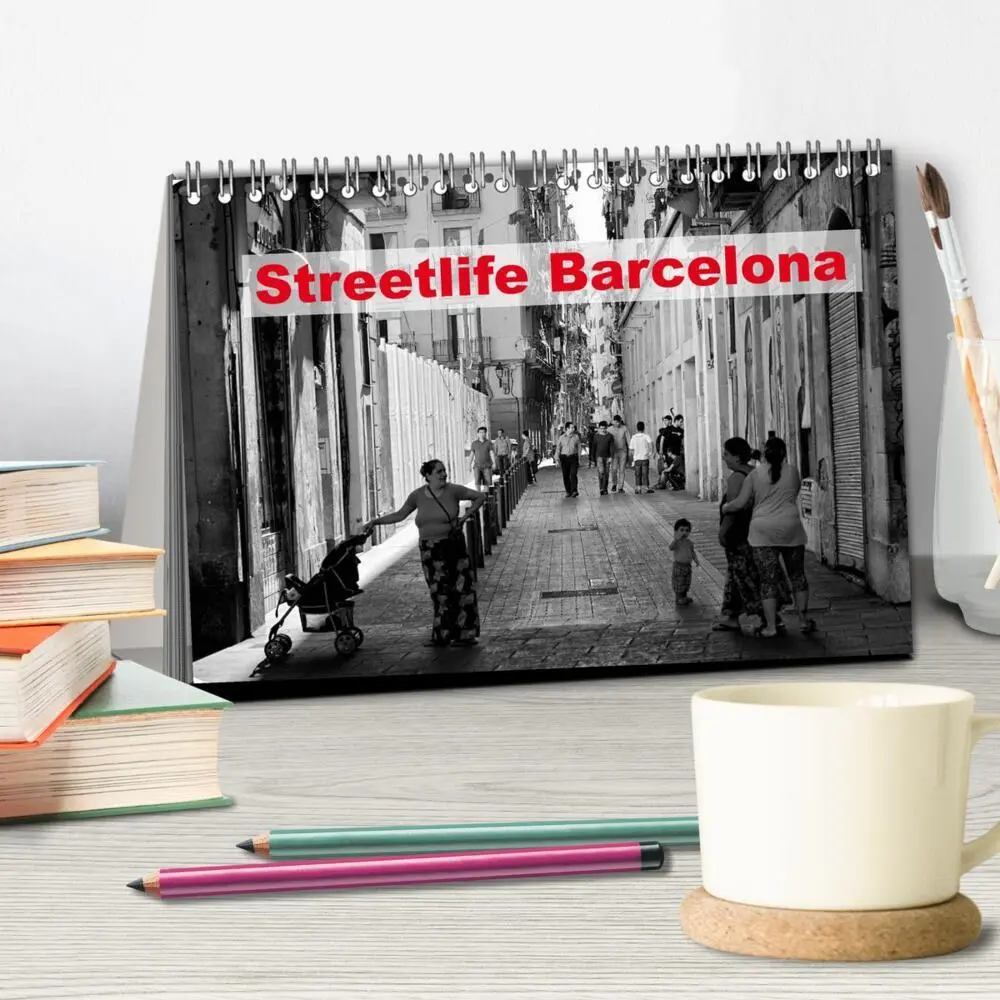 Bild: 9783435778805 | Streetlife Barcelona (Tischkalender 2025 DIN A5 quer), CALVENDO...