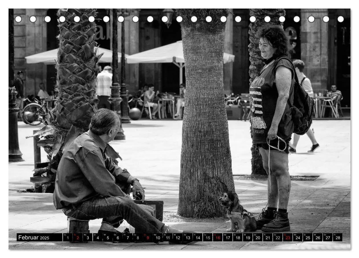 Bild: 9783435778805 | Streetlife Barcelona (Tischkalender 2025 DIN A5 quer), CALVENDO...