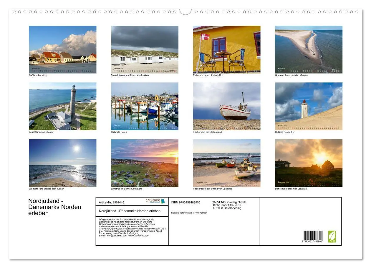Bild: 9783457488805 | Nordjütland - Dänemarks Norden erleben (Wandkalender 2026 DIN A2...