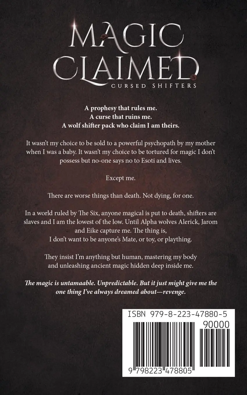 Rückseite: 9798223478805 | Magic Claimed | Reverse Harem Wolf Shifter Paranormal Romance | Ross