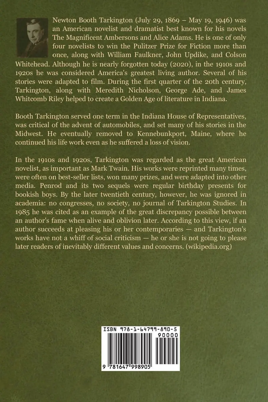 Rückseite: 9781647998905 | The Midlander | Booth Tarkington | Taschenbuch | Englisch | 2020