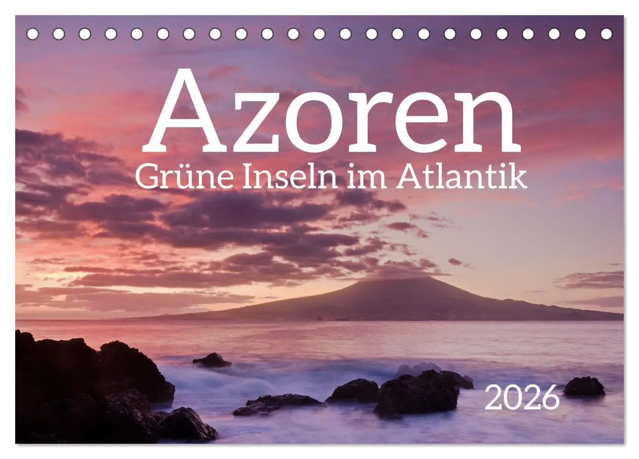 Cover: 9783457618905 | Azoren - Grüne Inseln im Atlantik 2026 (Tischkalender 2026 DIN A5...