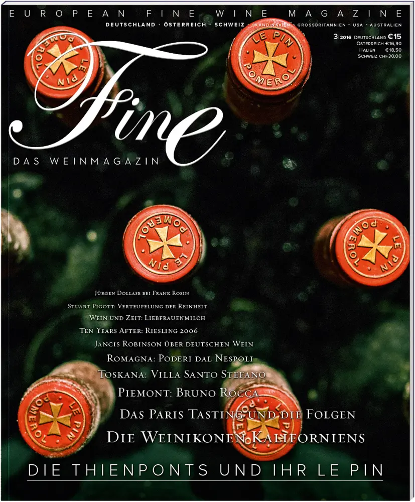Cover: 9783944628905 | FINE Das Weinmagazin | Nr.3/2016 | Ralf Frenzel | Taschenbuch | 148 S.