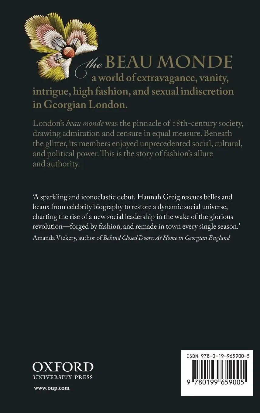 Rückseite: 9780199659005 | The Beau Monde | Hannah Greig | Buch | Gebunden | Englisch | 2013
