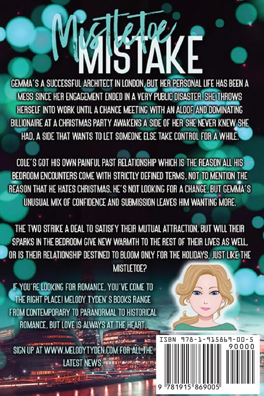 Rückseite: 9781915869005 | Mistletoe Mistake | Melody Tyden | Taschenbuch | Englisch | 2022
