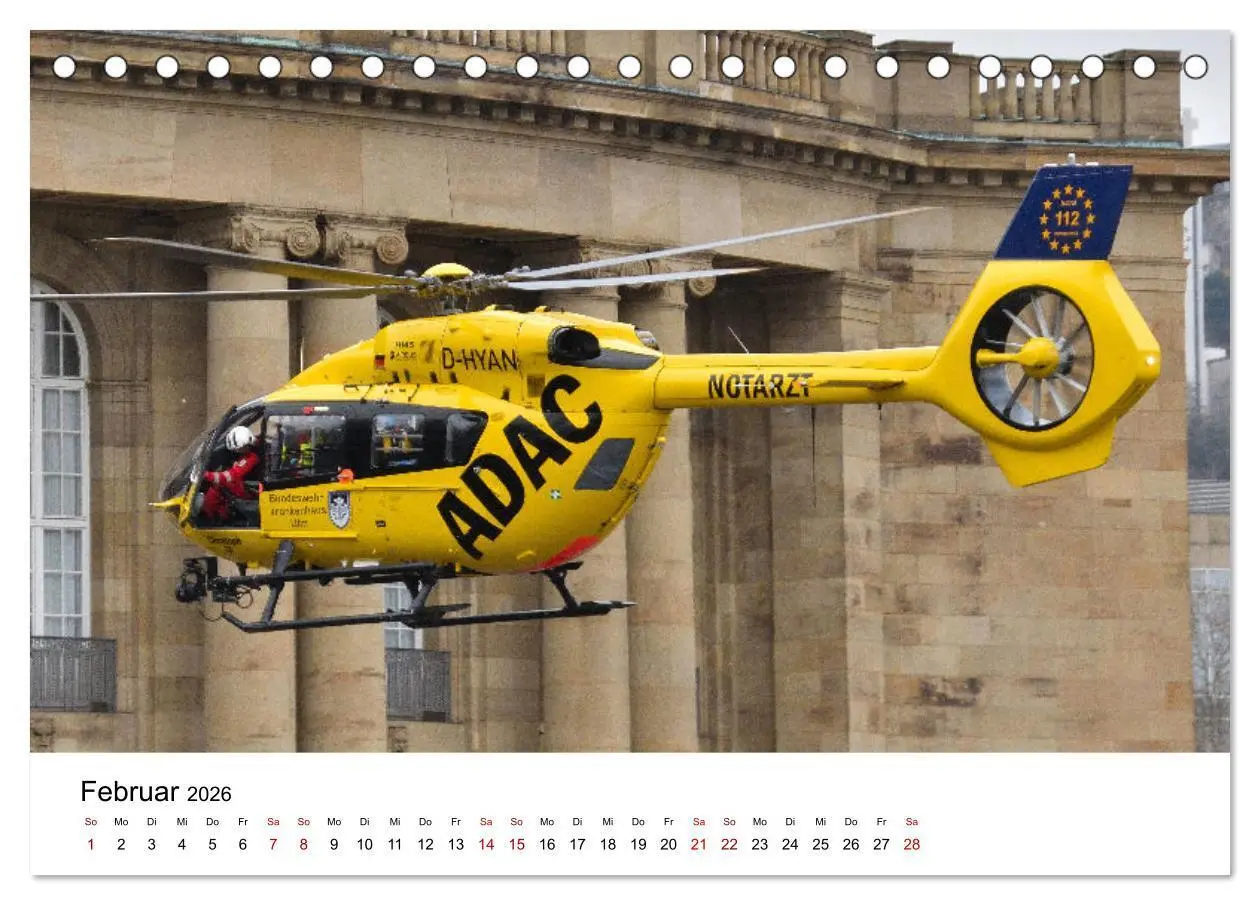 Bild: 9783457509005 | Rettungshubschrauber in Action (Tischkalender 2026 DIN A5 quer),...