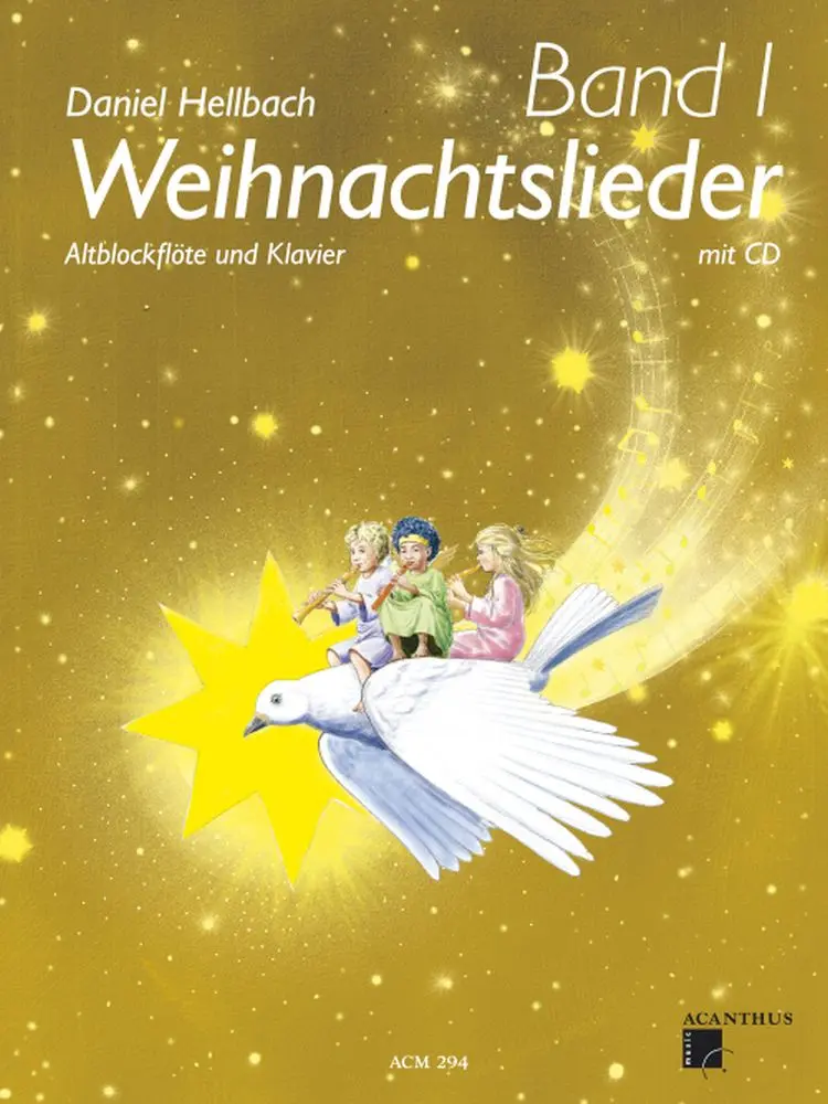 Cover: 9790700409005 | Weihnachtslieder 1 - Sopranblockflöte + Klavier | Mit CD | Hellbach