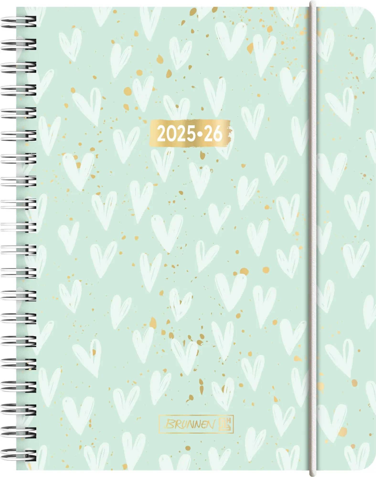 Cover: 4061947139105 | BRUNNEN Schülerkalender (2025/2026) "Hearts", 2 Seiten = 1 Woche,...