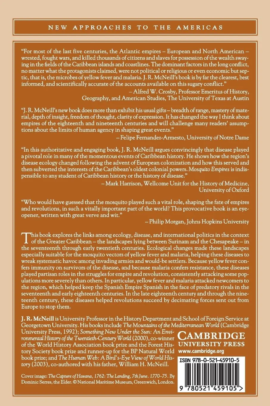 Rückseite: 9780521459105 | Mosquito Empires | J. R. Mcneill | Taschenbuch | Englisch | 2010