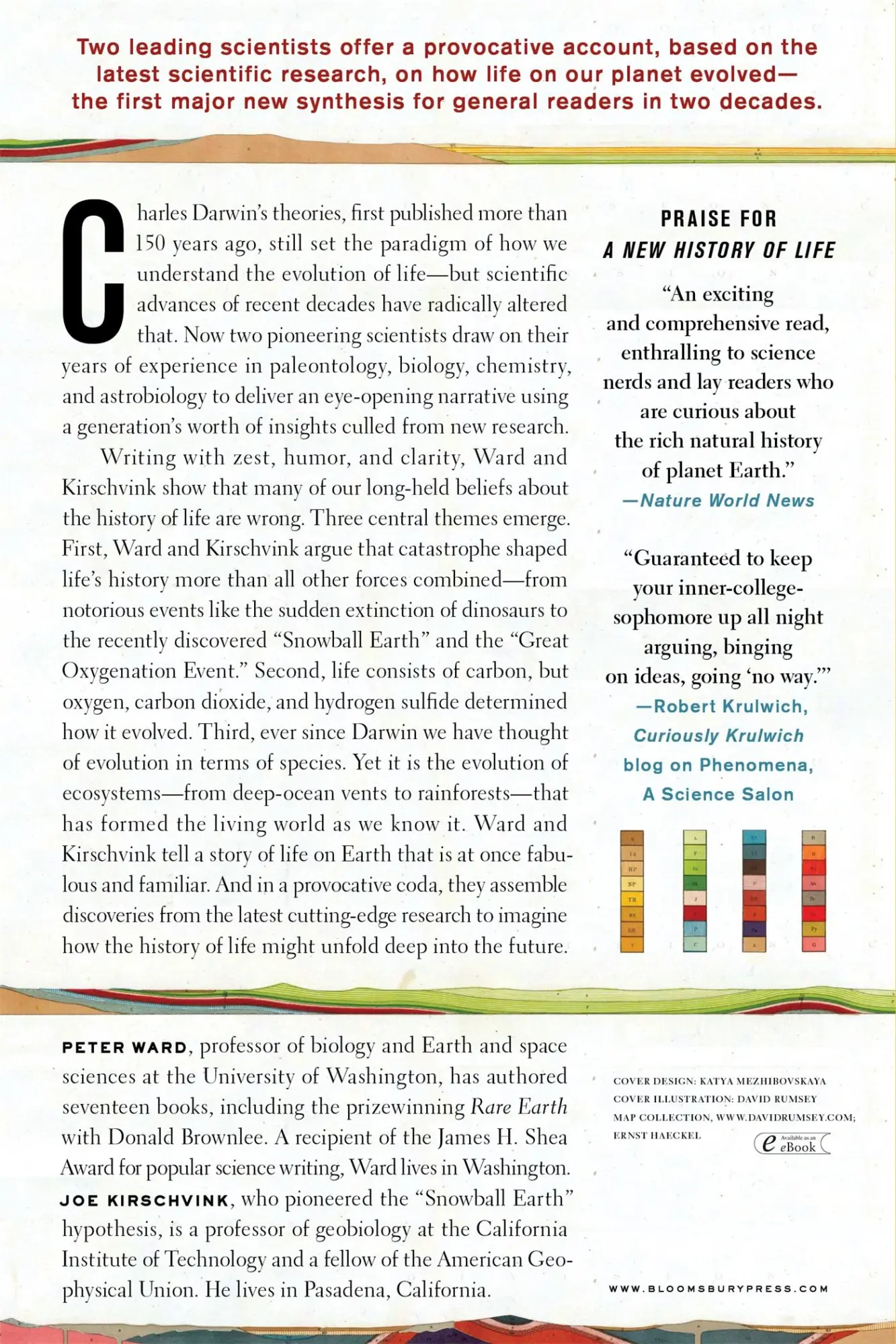 Rückseite: 9781608199105 | A New History of Life | Pete Ward (u. a.) | Taschenbuch | 392 S.