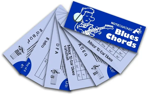 Cover: 9781849389105 | Notecracker: Blues Guitar Chords | Notecracker | Instrumentenkarte