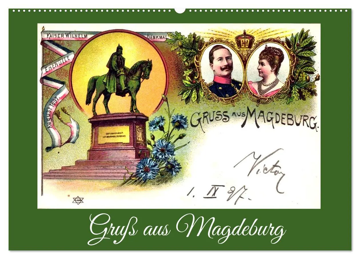 Cover: 9783457289105 | Gruß aus Magdeburg (Wandkalender 2026 DIN A2 quer), CALVENDO...