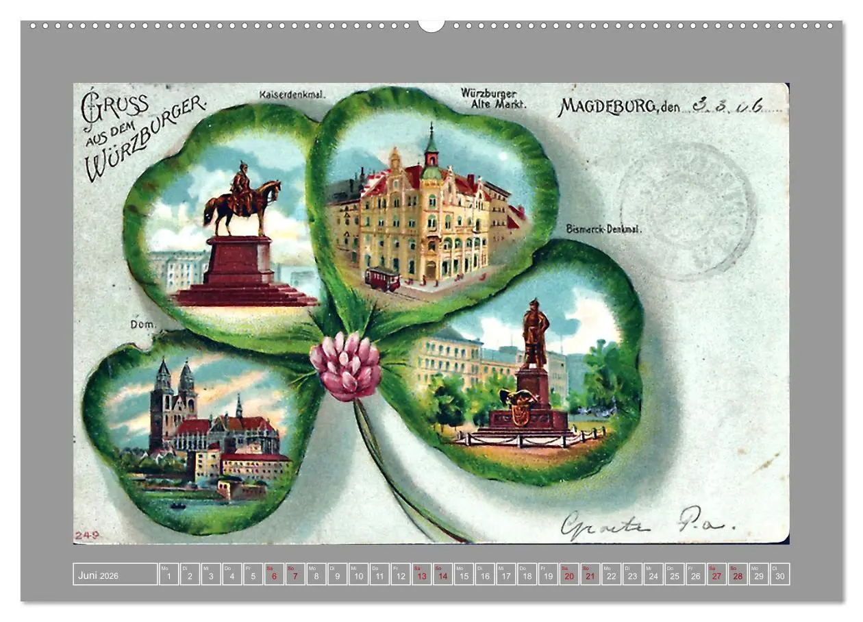 Bild: 9783457289105 | Gruß aus Magdeburg (Wandkalender 2026 DIN A2 quer), CALVENDO...