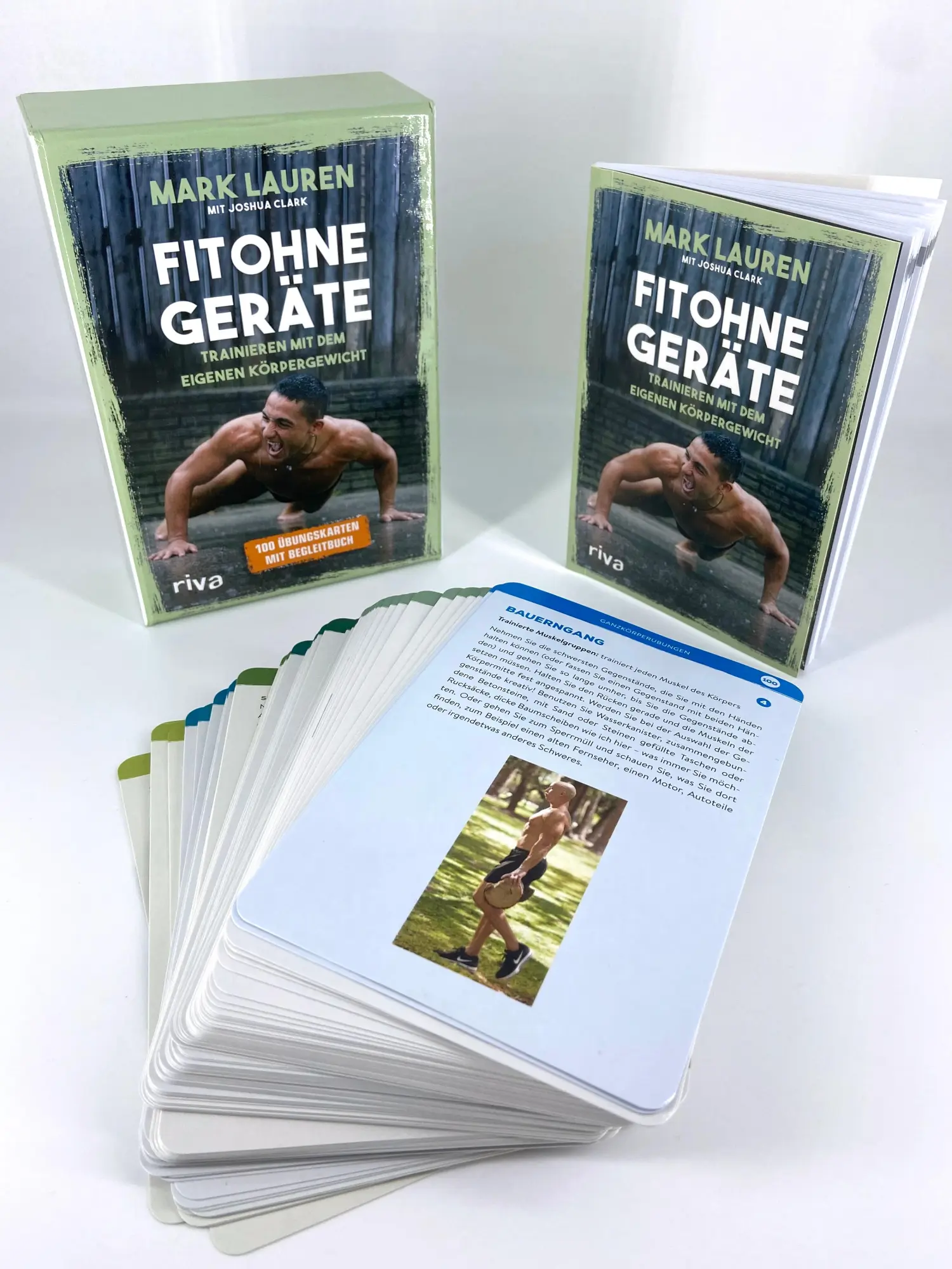 Bild: 9783742309105 | Fit ohne Geräte - Kartenset | Mark Lauren (u. a.) | Box | Schachtel