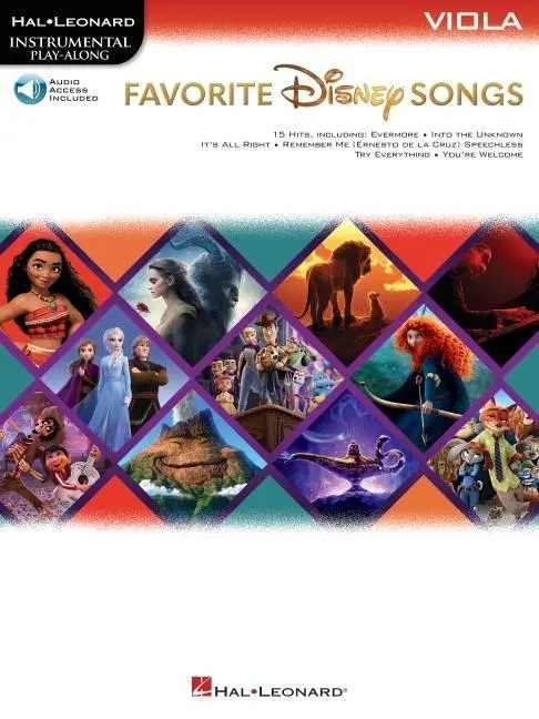 Cover: 840126989205 | Favorite Disney Songs: Instrumental Play-Along for Viola | Taschenbuch