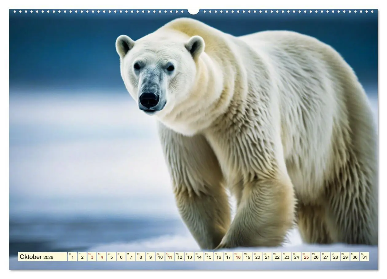 Bild: 9783457419205 | Eisbären im Fokus (hochwertiger Premium Wandkalender 2026 DIN A2...